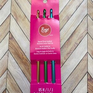 Boye Aluminum Crochet Hook Set